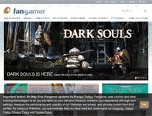 Tablet Screenshot of fangamer.com